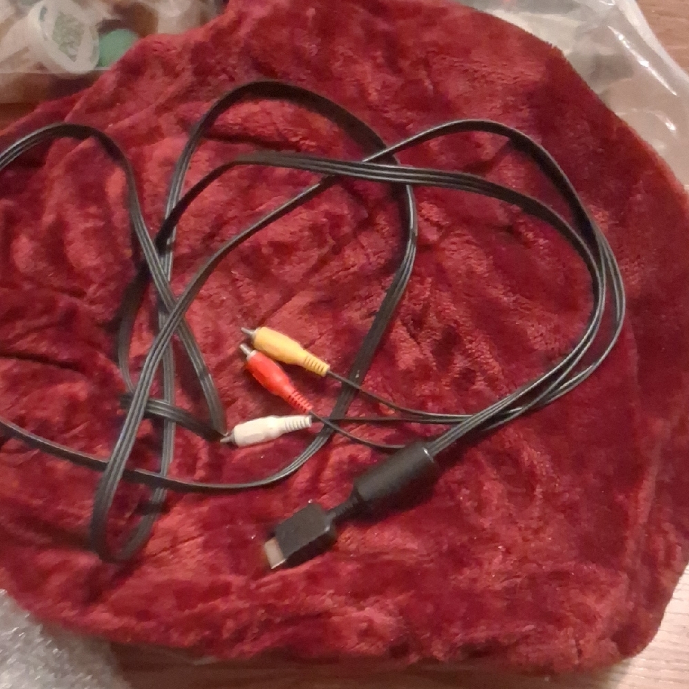 Black AV Cable for VR/AR Accessories